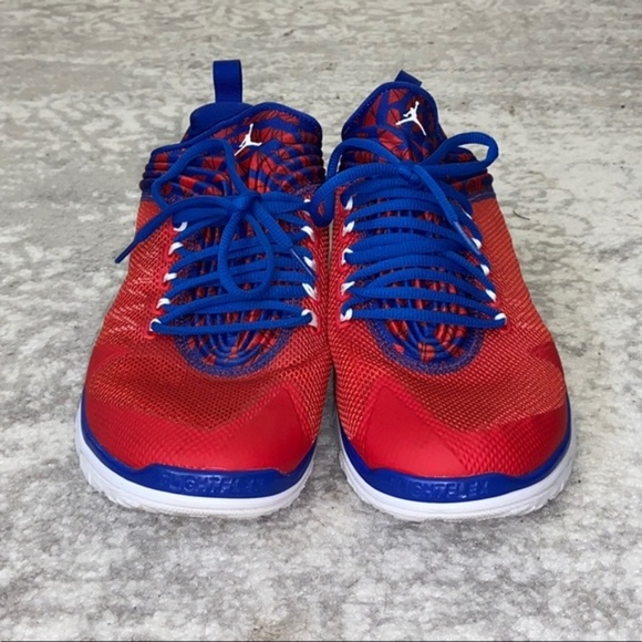 Red and Blue Nike Jordan's Size 12.5 - Picture 4 of 6